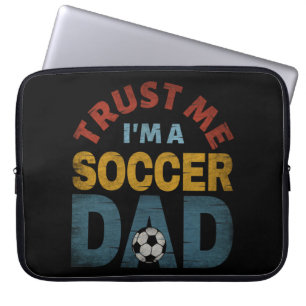 CAPA PARA NOTEBOOK CONFIE EM MIM, SOU UM PAI DE FUTEBOL