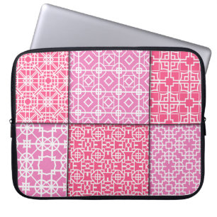 Capa Para Notebook Conjunto de 6 padrões geométricos sem costura. Vin