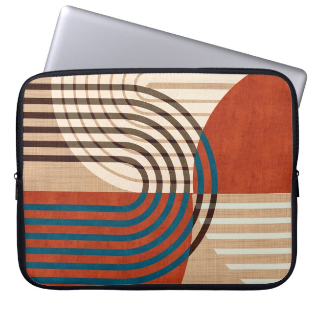 Capa Para Notebook Conjunto de impressões retrorreflectores de arte d (Frente)