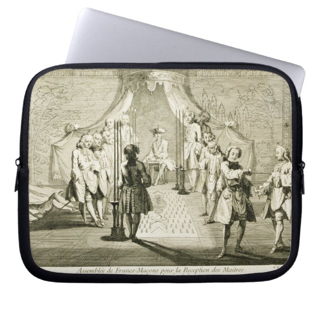 Capa Para Notebook Conjunto de pedreiro livres para a iniciação do (Frente)