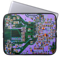 Conselho de circuito eletrônico fechar fundo, jato
