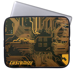 Capa Para Notebook Conselho de Circuito Laranja de PCBs Personalizado