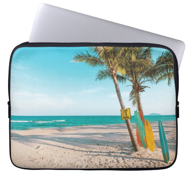 Capa Para Notebook conselhos de surf no travesseiro decorativo de pra (Frente)