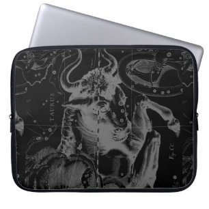 Capa Para Notebook Constelação Hevelius do zodíaco do Taurus cerca