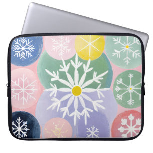 Capa Para Notebook Constelações de Floco de Neve