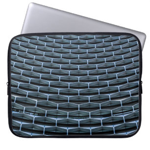Capa Para Notebook Construção de cinza sob céu azul claro