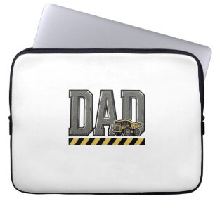 Capa Para Notebook Construção Papai Camiseta Desenho de Gravura Vinta