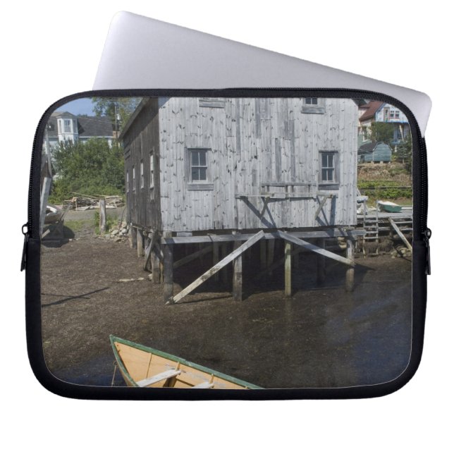 Capa Para Notebook construtor de dories, Lunenburg, Nova Escócia, Can (Frente)