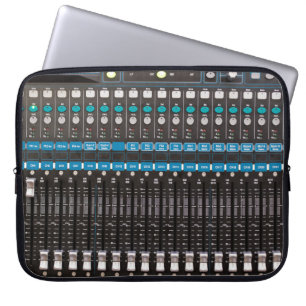 Capa Para Notebook Controle de mixer de som, sala de eventos.