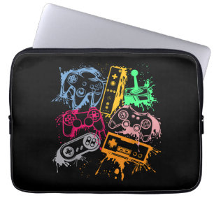 Capa Para Notebook Controles de Consoles de Videojogos Retro 80's 90'
