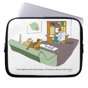 Capa Para Notebook Conversa do gato