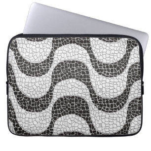 Capa Para Notebook Copacabana Sidewalk Brazilian pattern