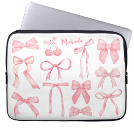 Capa Para Notebook Coquette Aestic Cute Pink Arcos Girly Feminine