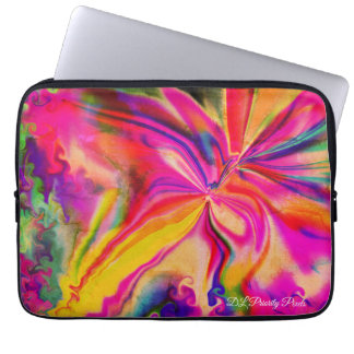 Capa Para Notebook Cor Abstrata Única Colorida Líquida