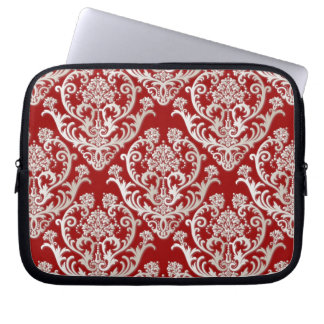 Capa Para Notebook Cor damasco Branca de Pearl, Garganta