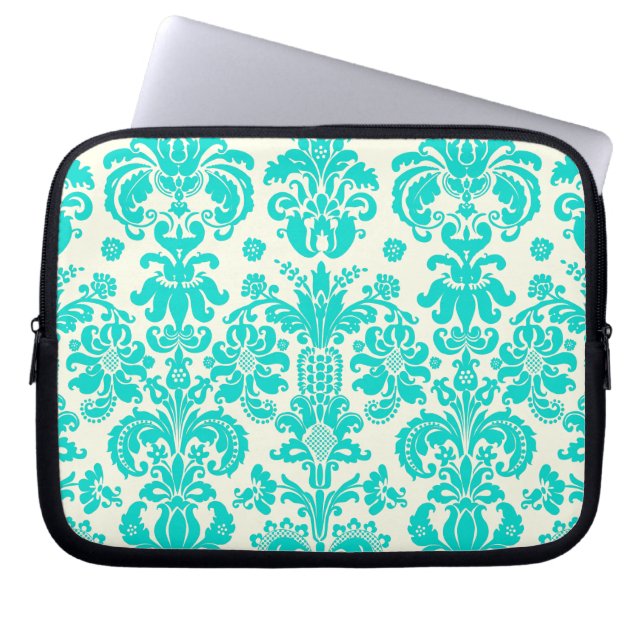 Capa Para Notebook Cor de fundo PixDezines Isabella Damask/DIY! (Frente)