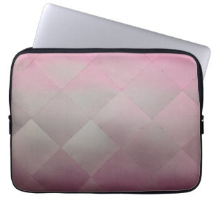 Capa Para Notebook Cor-de-rosa-metal brilhante moderno e controlado