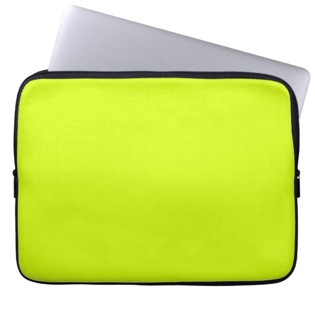 Capa Para Notebook Cor do sólido amarelo Chartreuse (Frente)