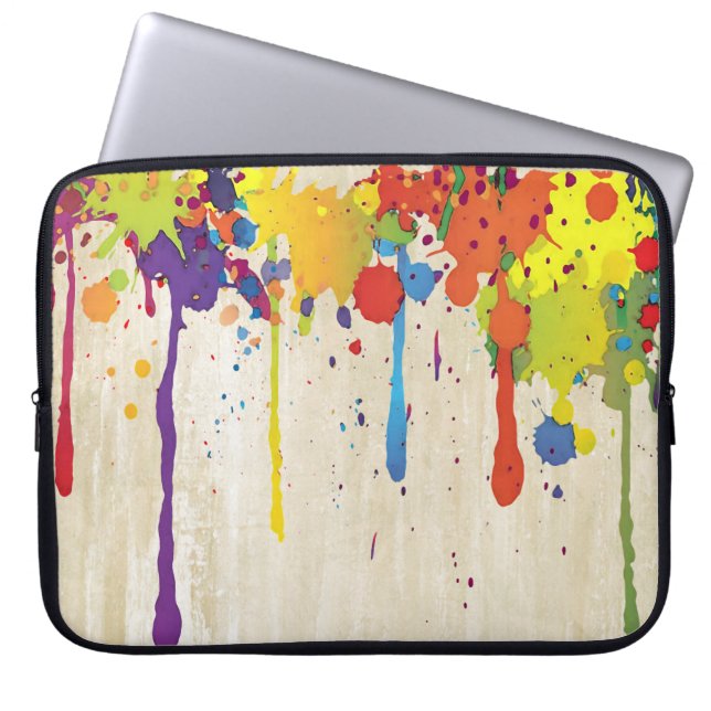 Capa Para Notebook COR FUNNY SPLASH II + seu backgr. & ideias (Frente)