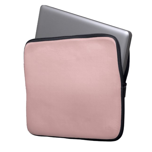 Capa Para Notebook Cor Rosa Moderno Simples Cor Sólida (Frente Esquerda)