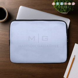 Capa Para Notebook Cor Sólida Azul Pastel Claro Céu Macio