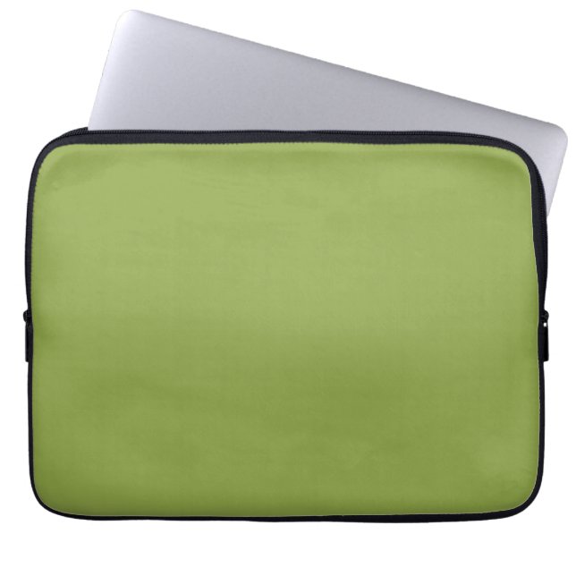 Capa Para Notebook Cor sólida do Verde limão moderado (Frente)