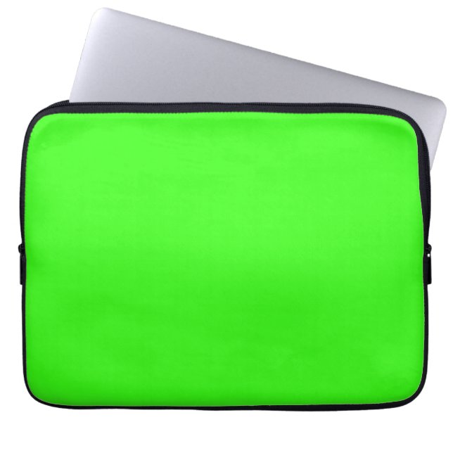 Capa Para Notebook Cor Sólida Neon Verde | Clássico (Frente)