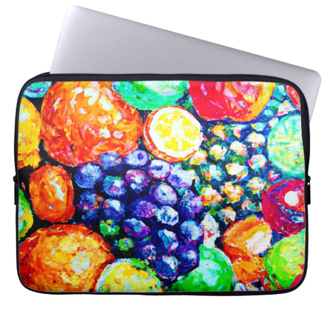 Capa Para Notebook Cor Vibrante das Frutas. Comprar Agora (Frente)
