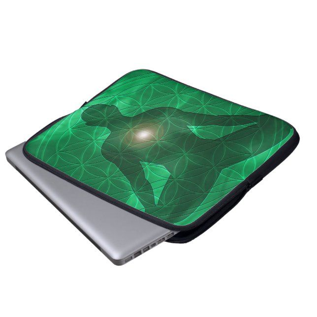 Capa Para Notebook Coração Chakra Anahata (Frente Inferior)