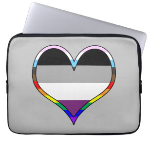 Capa Para Notebook Coração do Orgulho Ace