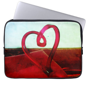 Capa Para Notebook Coração Plástico