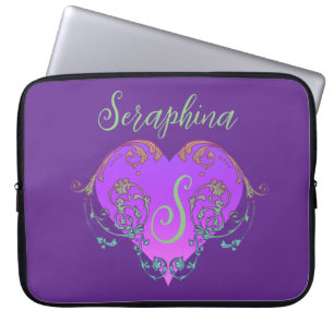 Capa Para Notebook Coração Whimsical Personalizado
