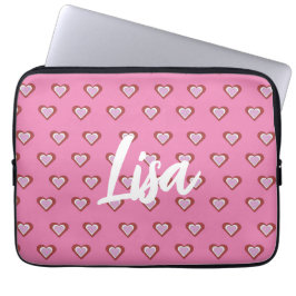 Capa Para Notebook Corações