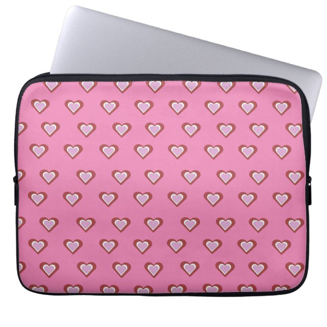 Capa Para Notebook Corações (Frente)