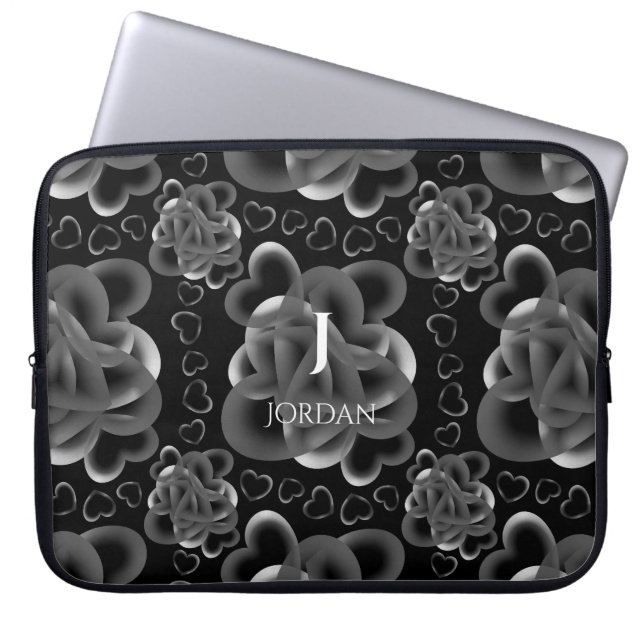 Capa Para Notebook Corações Inteiro Padrão (Frente)