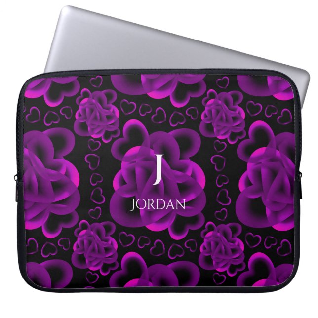 Capa Para Notebook Corações Inteiro Padrão (Frente)