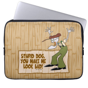 Capa Para Notebook Coragem ao Cachorro   Você Me Faz Parecer Mal!