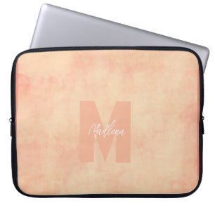 Capa Para Notebook Coral Terthy Pastel Tons Monogramados