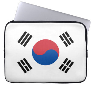 Capa Para Notebook Coreia do Sul Seul Ásia Bandeira Coreana Viagem