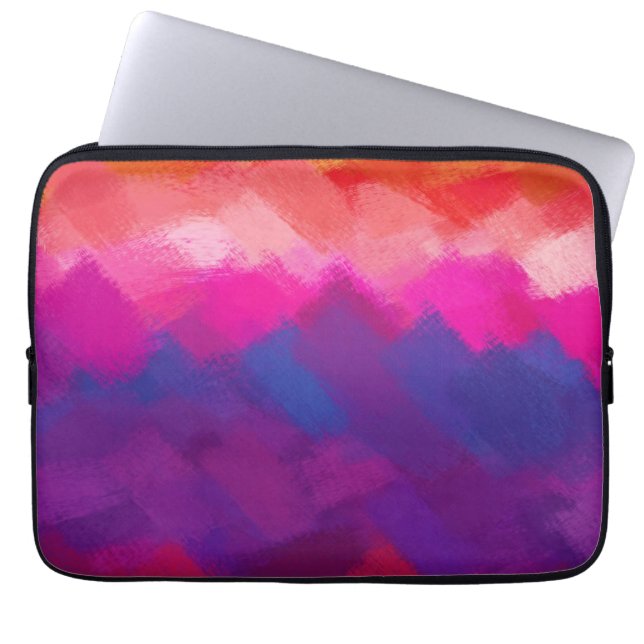 Capa Para Notebook Cores dinâmicas abstratas 19 da pintura | (Frente)