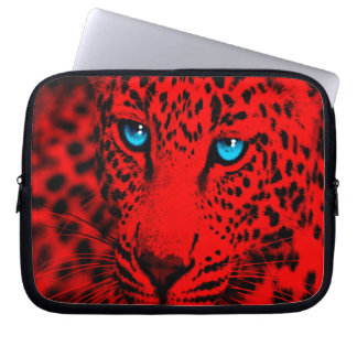 Capa Para Notebook Corey Tiger 80s Leopard (Vermelho)