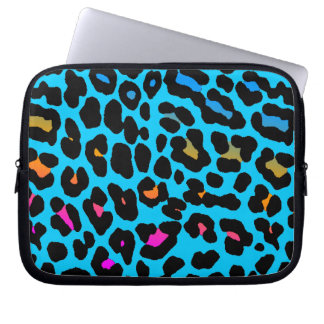 Capa Para Notebook Corey Tiger Anos 80 Neon Estampa de Leopardo