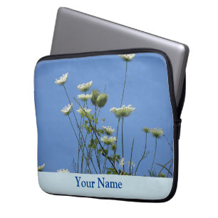 Capa Para Notebook Corfu Cream Wildflower Bolsa de laptop