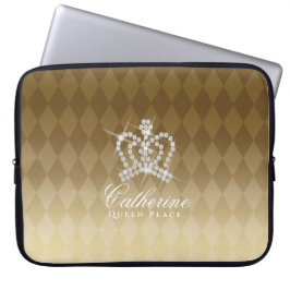 Capa Para Notebook Coroa Dourada