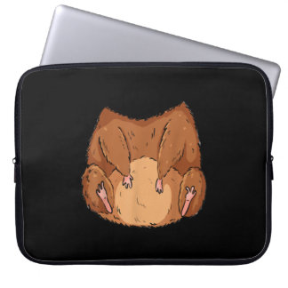 Capa Para Notebook Corpo Engraçado de Hamster Sem Cabeça Fácil Hallow