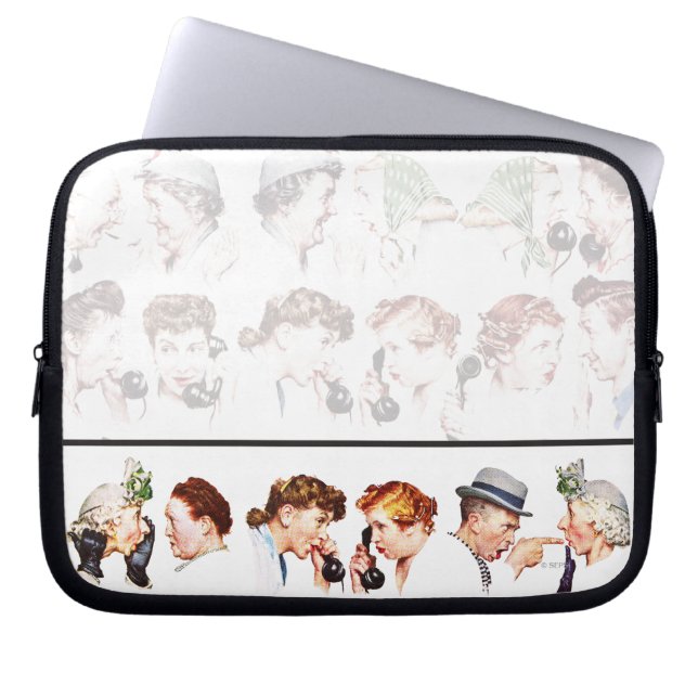 Capa Para Notebook Corrente da bisbolhetice (Frente)