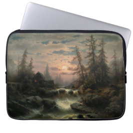 Capa Para Notebook Corrente das Montanhas em Lua - Albert Rieger