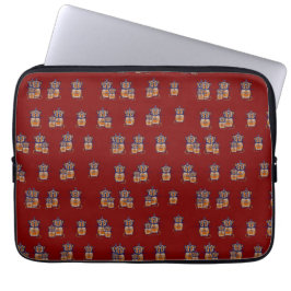 Capa Para Notebook Cortina padrão Brown Mouse