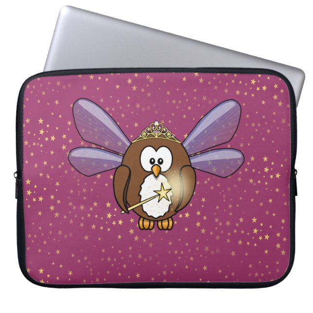 Capa Para Notebook coruja (Frente)