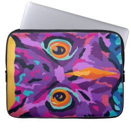 Capa Para Notebook Coruja abstrata